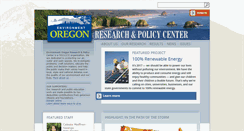 Desktop Screenshot of environmentoregoncenter.org